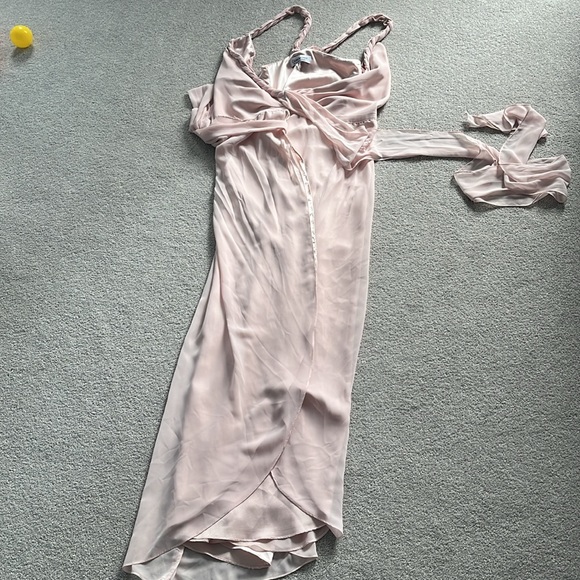 Ladies Evening Wrap Around Dress - Picture 7 of 8